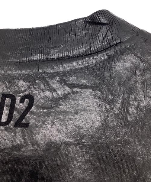 DSQUARED2（ディースクエアード）DSQUARED2 (ディースクエアード) 半袖カットソー ブラック サイズ:XSの古着・服飾アイテム