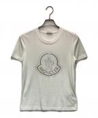 MONCLERモンクレール）の古着「MAGLIA GIROCOLLO（マリア ジロコッロ） 半袖カットソー」｜ホワイト