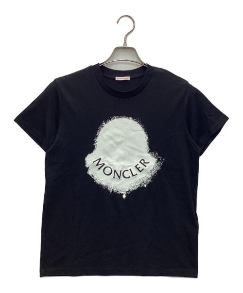 MONCLER（モンクレール）MONCLER (モンクレール) 半袖カットソー ブラック サイズ:Mの古着・服飾アイテム