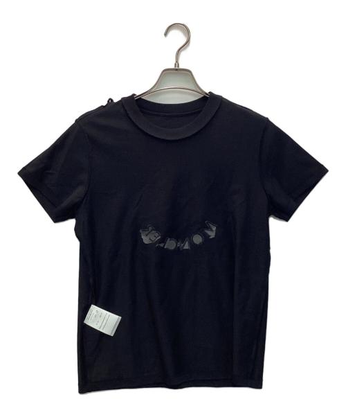 MONCLER（モンクレール）MONCLER (モンクレール) 半袖カットソー ブラック サイズ:Mの古着・服飾アイテム