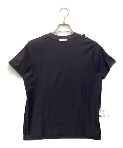 MONCLER（モンクレール）MONCLER (モンクレール) 半袖カットソー ブラック サイズ:Mの古着・服飾アイテム