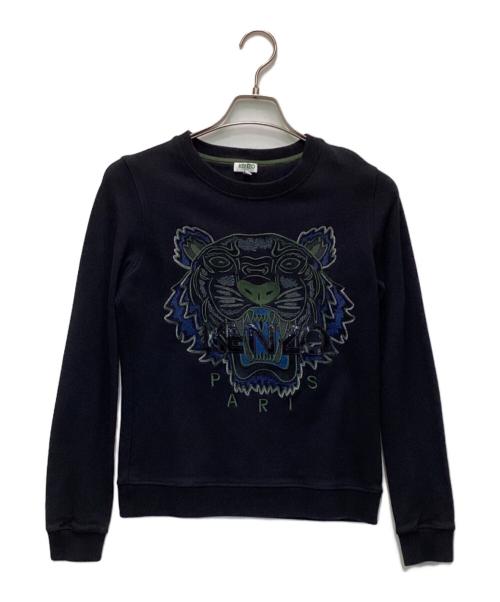 KENZO（ケンゾー）KENZO (ケンゾー) タイガー クルーネック スウェット ブラック サイズ:Sの古着・服飾アイテム