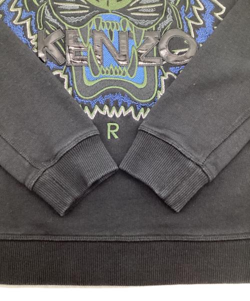KENZO（ケンゾー）KENZO (ケンゾー) タイガー クルーネック スウェット ブラック サイズ:Sの古着・服飾アイテム