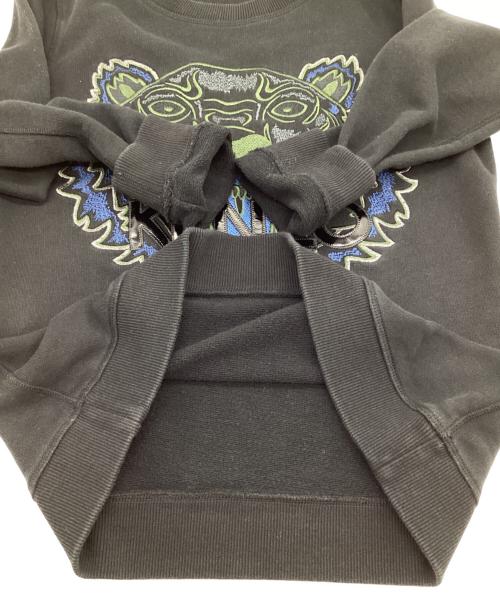 KENZO（ケンゾー）KENZO (ケンゾー) タイガー クルーネック スウェット ブラック サイズ:Sの古着・服飾アイテム