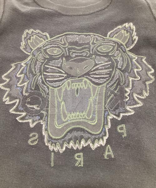 KENZO（ケンゾー）KENZO (ケンゾー) タイガー クルーネック スウェット ブラック サイズ:Sの古着・服飾アイテム
