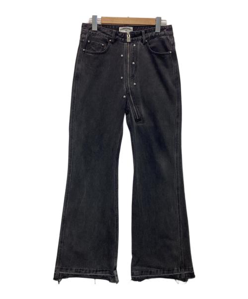 FREE WORLD ORDER（フリーワールドオーダー）FREE WORLD ORDER (フリーワールドオーダー) Oblique Placket Denim Pants（オブリーク プラケット デニム パンツ） ブラック サイズ:Sの古着・服飾アイテム