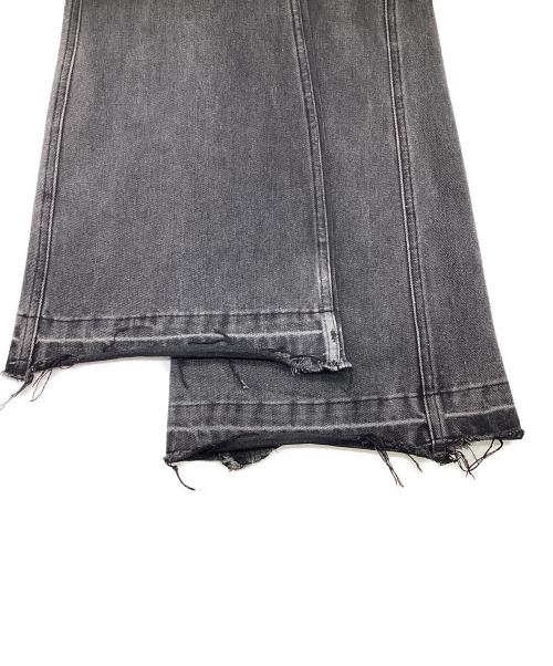 FREE WORLD ORDER（フリーワールドオーダー）FREE WORLD ORDER (フリーワールドオーダー) Oblique Placket Denim Pants（オブリーク プラケット デニム パンツ） ブラック サイズ:Sの古着・服飾アイテム