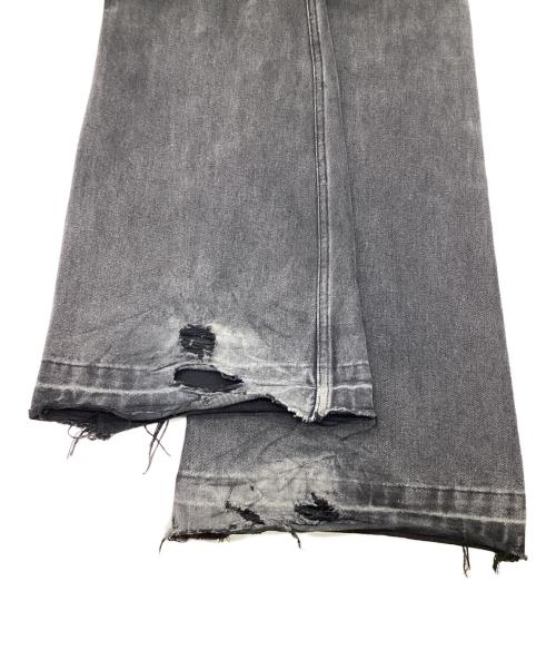 FREE WORLD ORDER（フリーワールドオーダー）FREE WORLD ORDER (フリーワールドオーダー) Oblique Placket Denim Pants（オブリーク プラケット デニム パンツ） ブラック サイズ:Sの古着・服飾アイテム