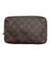 LOUIS VUITTON (ルイ ヴィトン) モノグラム トゥルーストワレット23 コスメポーチ ブラウン：27000円