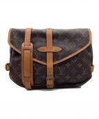 LOUIS VUITTONルイ ヴィトン）の古着「モノグラム ソミュール30 ショルダーバッグ」｜ブラウン