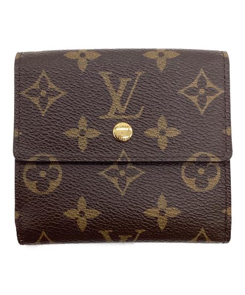 LOUIS VUITTON（ルイ ヴィトン）LOUIS VUITTON (ルイ ヴィトン) モノグラム ポルトフォイユ・エリーズ ヴェール ブラウン×ライトグリーンの古着・服飾アイテム