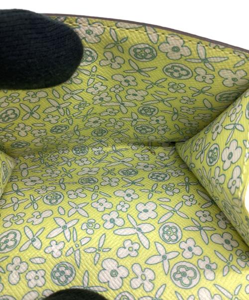 LOUIS VUITTON（ルイ ヴィトン）LOUIS VUITTON (ルイ ヴィトン) モノグラム ポルトフォイユ・エリーズ ヴェール ブラウン×ライトグリーンの古着・服飾アイテム