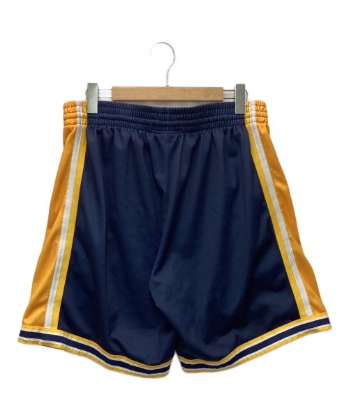 HARDWOOD CLASSICS（ハードウッドクラシック）HARDWOOD CLASSICS (ハードウッドクラシック) Mitchell&Ness (ミッチェルアンドネス) ハーフパンツ イエロー×ネイビー サイズ:XLの古着・服飾アイテム