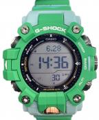 CASIO×EARTH WACTHカシオ×）の古着「MASTER OF G-LAND MUDMAN（マスター オブ ジー-ランド マッドマン）GW-9500KJ-3JR」｜グリーン