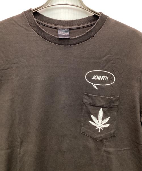 NUMBER (N)INE（ナンバーナイン）NUMBER (N)INE (ナンバーナイン) ダメージ Tシャツ ブラウン サイズ:3の古着・服飾アイテム