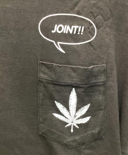 NUMBER (N)INE（ナンバーナイン）NUMBER (N)INE (ナンバーナイン) ダメージ Tシャツ ブラウン サイズ:3の古着・服飾アイテム