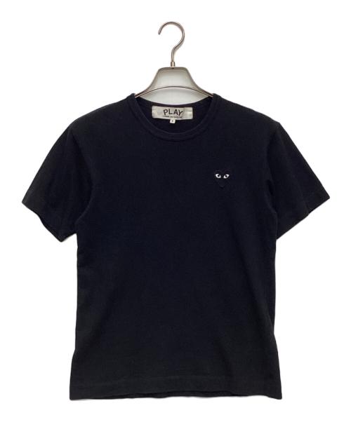 PLAY COMME des GARCONS（プレイコムデギャルソン）PLAY COMME des GARCONS (プレイコムデギャルソン) ハートワッペン Tシャツ ブラック サイズ:Sの古着・服飾アイテム