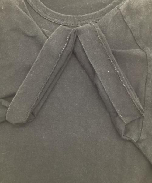 PLAY COMME des GARCONS（プレイコムデギャルソン）PLAY COMME des GARCONS (プレイコムデギャルソン) ハートワッペン Tシャツ ブラック サイズ:Sの古着・服飾アイテム