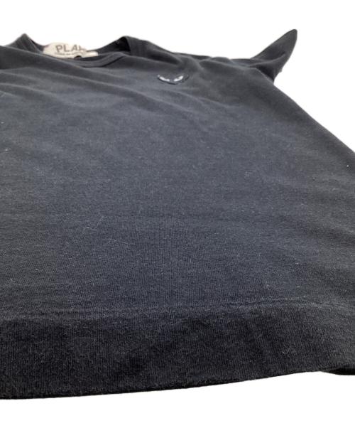 PLAY COMME des GARCONS（プレイコムデギャルソン）PLAY COMME des GARCONS (プレイコムデギャルソン) ハートワッペン Tシャツ ブラック サイズ:Sの古着・服飾アイテム