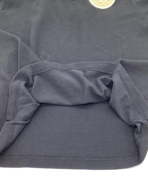 MONCLER（モンクレール）MONCLER (モンクレール) 半袖ポロシャツ ブラック サイズ:M SlimFitの古着・服飾アイテム