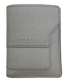 MARNI（マルニ）の古着「サフィアーノ 2つ折り財布」｜グレー