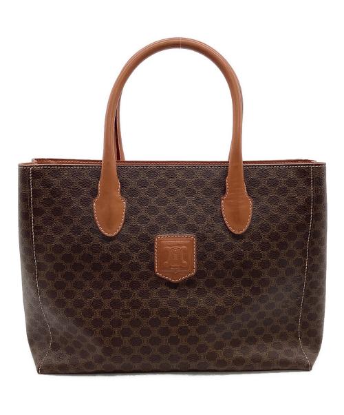 CELINE（セリーヌ）CELINE (セリーヌ) マカダム トートバッグ ブラウンの古着・服飾アイテム