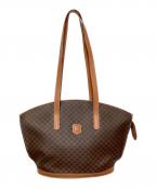 CELINEセリーヌ）の古着「マカダム ショルダートートバッグ」｜ブラウン