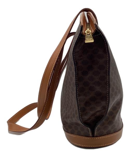 CELINE（セリーヌ）CELINE (セリーヌ) マカダム ショルダートートバッグ ブラウンの古着・服飾アイテム
