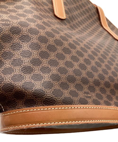 CELINE（セリーヌ）CELINE (セリーヌ) マカダム ショルダートートバッグ ブラウンの古着・服飾アイテム