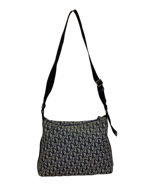 Christian Dior（クリスチャン ディオール）Christian Dior (クリスチャン ディオール) トロッター ショルダーバッグ ネイビーの古着・服飾アイテム