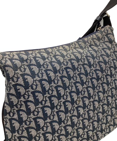 Christian Dior（クリスチャン ディオール）Christian Dior (クリスチャン ディオール) トロッター ショルダーバッグ ネイビーの古着・服飾アイテム