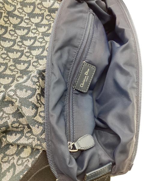 Christian Dior（クリスチャン ディオール）Christian Dior (クリスチャン ディオール) トロッター ショルダーバッグ ネイビーの古着・服飾アイテム