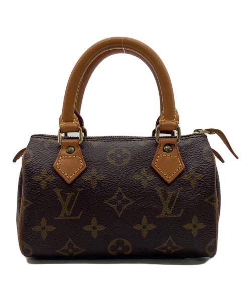 LOUIS VUITTON（ルイ ヴィトン）LOUIS VUITTON (ルイ ヴィトン) モノグラム ミニスピーディ ハンドバッグ ブラウンの古着・服飾アイテム