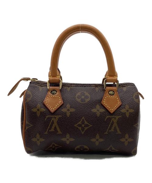 LOUIS VUITTON（ルイ ヴィトン）LOUIS VUITTON (ルイ ヴィトン) モノグラム ミニスピーディ ハンドバッグ ブラウンの古着・服飾アイテム