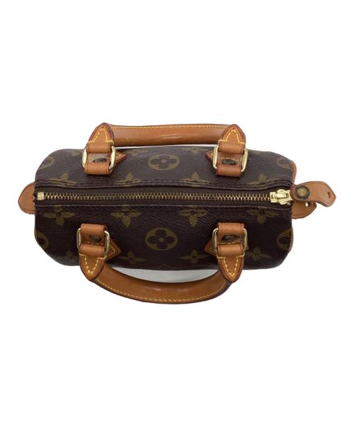 LOUIS VUITTON（ルイ ヴィトン）LOUIS VUITTON (ルイ ヴィトン) モノグラム ミニスピーディ ハンドバッグ ブラウンの古着・服飾アイテム