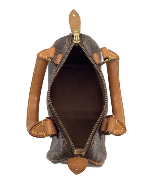 LOUIS VUITTON（ルイ ヴィトン）LOUIS VUITTON (ルイ ヴィトン) モノグラム ミニスピーディ ハンドバッグ ブラウンの古着・服飾アイテム