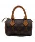 LOUIS VUITTON (ルイ ヴィトン) モノグラム ミニスピーディ ハンドバッグ ブラウン：55000円