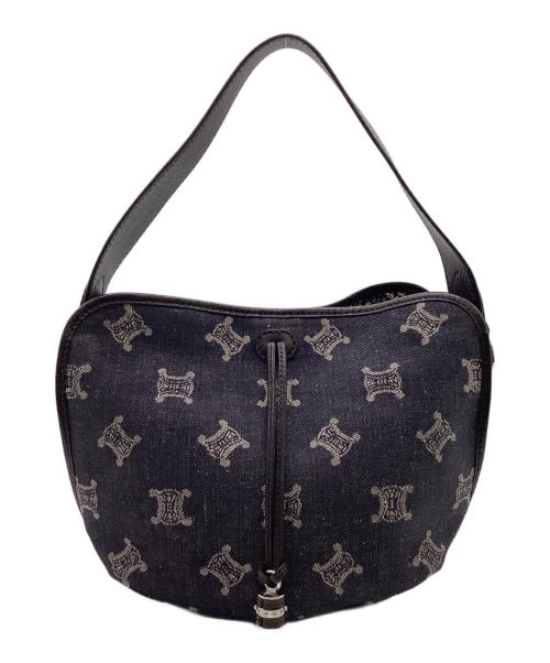 CELINE（セリーヌ）CELINE (セリーヌ) マカダム ワンハンドルバッグ インディゴの古着・服飾アイテム