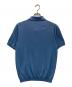 TOMORROW LAND PILGRIM (トゥモローランド ピルグリム) シルクコットンニットポロシャツ ライトブルー サイズ:M：6000円