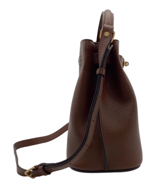 MULBERRY（マルベリー）MULBERRY (マルベリー) Islington Bucket（イズリントン バケット） ブラウンの古着・服飾アイテム
