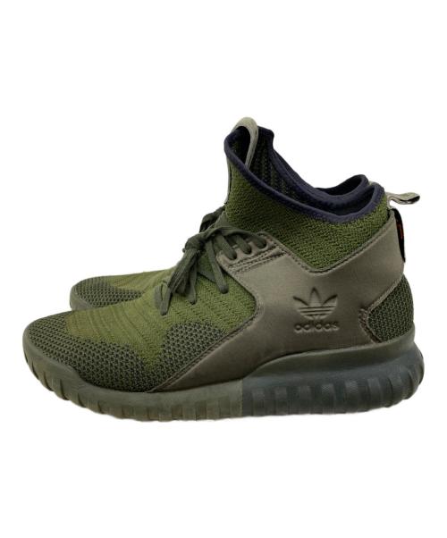 adidas（アディダス）adidas (アディダス) TUBULAR X PK(チューブラー エックス プライムニット) グリーン サイズ:28.5cmの古着・服飾アイテム