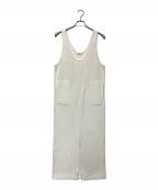 MACPHEEマカフィー）の古着「スーピマコットン ジャンパースカート」｜ホワイト