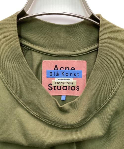 Acne studios（アクネ ストゥディオス）Acne studios (アクネ ストゥディオス) Bassty Badge（ベースティー バッジ）半袖カットソー オリーブ サイズ:XS 180/92Aの古着・服飾アイテム
