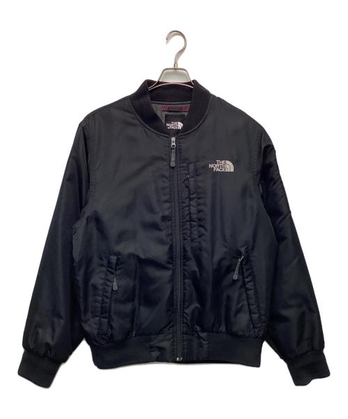 THE NORTH FACE（ザ ノース フェイス）THE NORTH FACE (ザ ノース フェイス) QTHREEJACKET MA-1 フライト ジャケット ブラック サイズ:Mの古着・服飾アイテム