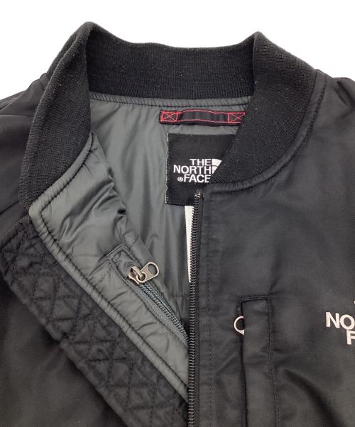 THE NORTH FACE（ザ ノース フェイス）THE NORTH FACE (ザ ノース フェイス) QTHREEJACKET MA-1 フライト ジャケット ブラック サイズ:Mの古着・服飾アイテム