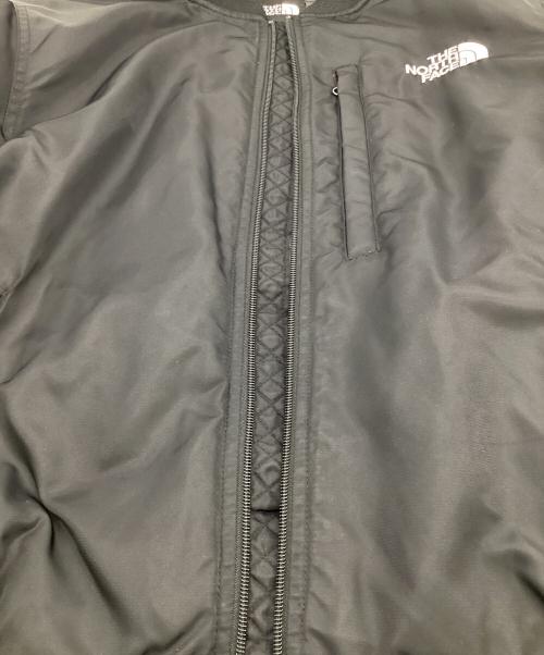THE NORTH FACE（ザ ノース フェイス）THE NORTH FACE (ザ ノース フェイス) QTHREEJACKET MA-1 フライト ジャケット ブラック サイズ:Mの古着・服飾アイテム