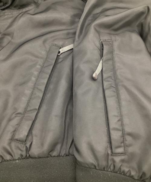 THE NORTH FACE（ザ ノース フェイス）THE NORTH FACE (ザ ノース フェイス) QTHREEJACKET MA-1 フライト ジャケット ブラック サイズ:Mの古着・服飾アイテム