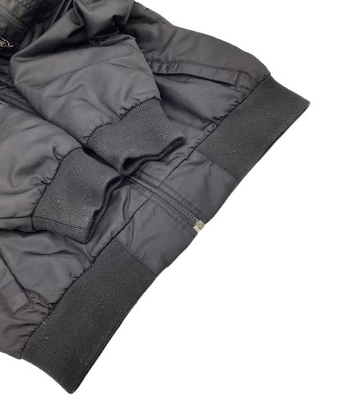 THE NORTH FACE（ザ ノース フェイス）THE NORTH FACE (ザ ノース フェイス) QTHREEJACKET MA-1 フライト ジャケット ブラック サイズ:Mの古着・服飾アイテム