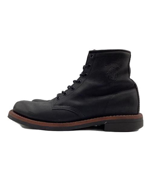 CHIPPEWA（チペワ）CHIPPEWA (チペワ) 90046 レースアップブーツ ブラック サイズ:US9 1/2Dの古着・服飾アイテム