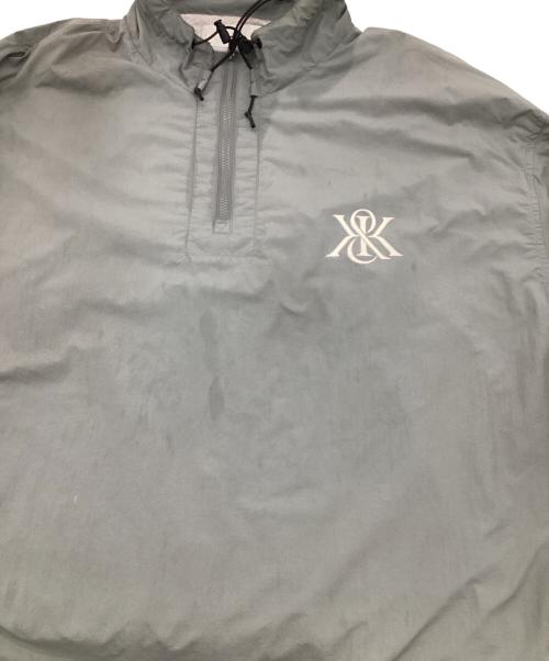 KITH（キス）KITH (キス) Paper Nylon Ryder Quarter Zip（ペーパー ナイロン ライダー クォーター ジップ） グレー サイズ:Lの古着・服飾アイテム